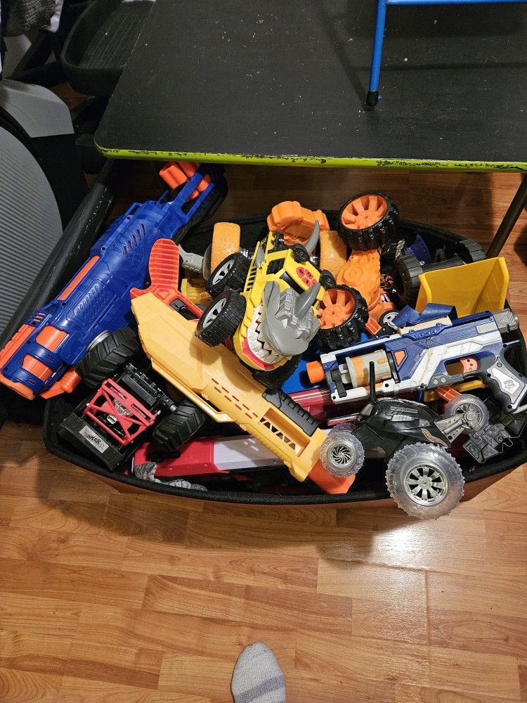 Kids Trucks, Remote Cars, Nerf Guns