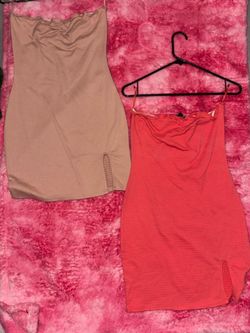 Mini strapless dresses size L