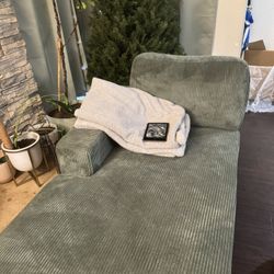 Green Corduroy Chair  