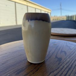 Handmade Drip Glaze Pottery Vase – 8” Tall