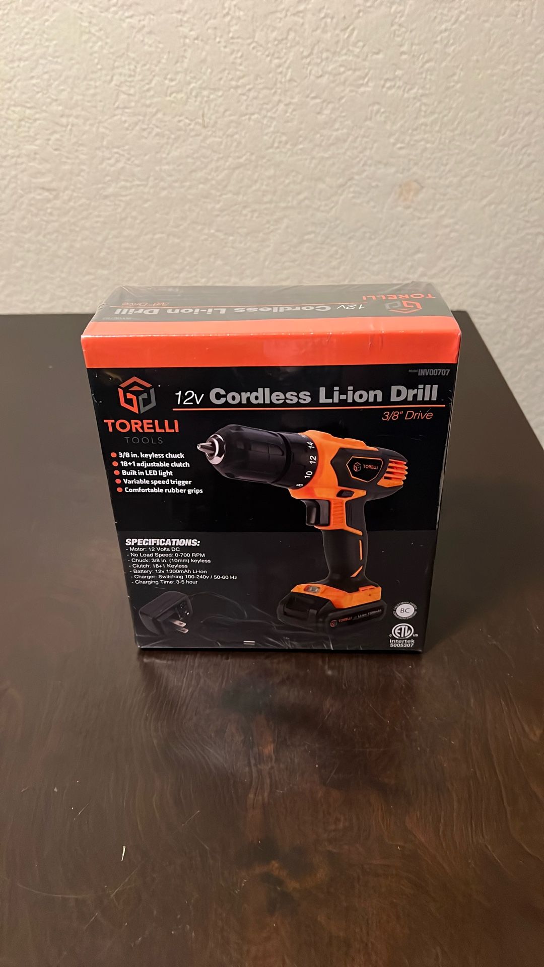 12v Cordless Li-ion Drill