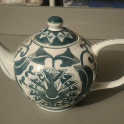 Blue Chinese Porcelain Teapot