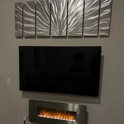 Custom Large Metal 7 piece Wall Art ($475 New)