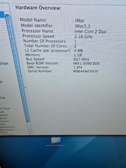iMac Desktop Power PC