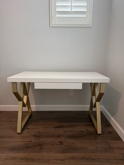 Modern White Desk