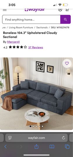 Wayfair Cloud Modular Sectional Couch