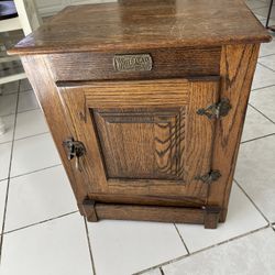 WHITE CLAD Oak Cabinet $50