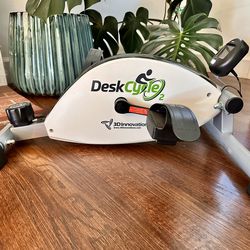 DeskCycle 2 Under Desk bike pedal exerciser white