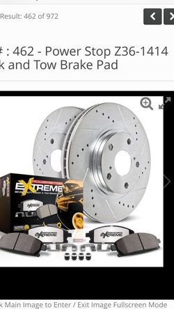 Power stop see 36–14 14 rotors and brake pad