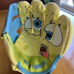 SpongeBob Baseball Glove. Never Used