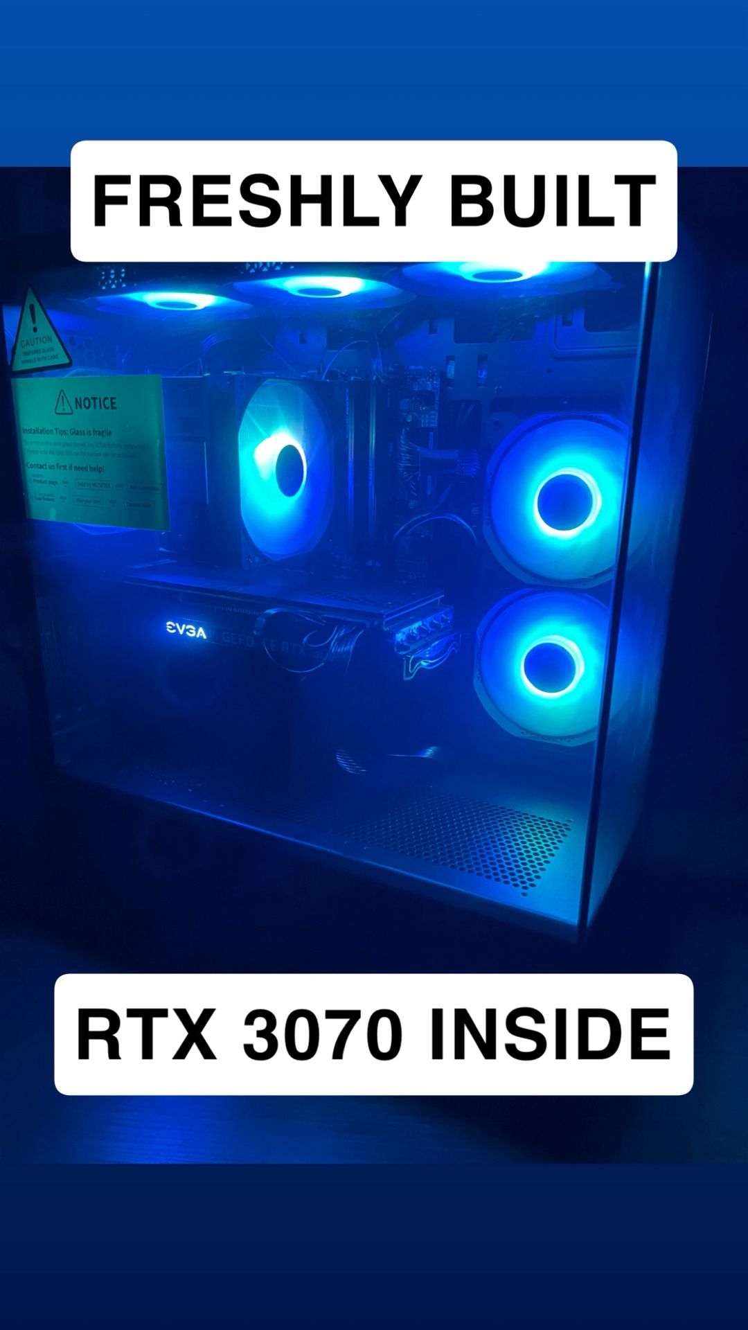 Custom Built Gaming PC – Ryzen 7 5700X + RTX 3070 – Plug & Play