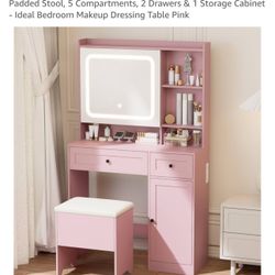 Vanity- Little Girls Pink- NEW IN BOX