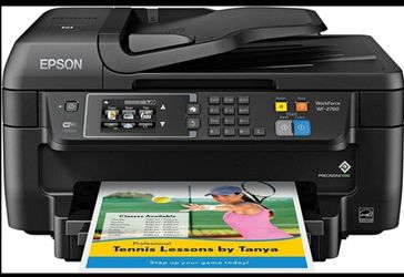 Epson WF-2760 All-in-One Wireless Color Printer, Scanner, Copier and Fax