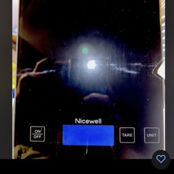 Nicewell Food Scale Digital Weight Grams and oz 22lb Kitchen Scale for Cookin...