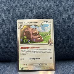 Arven's Greedent 159/182 (Cosmo Holo) Destined Rivals Pokemon TCG 