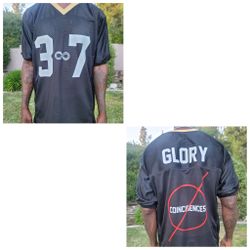 Continual Coincidences Brand Upcycled Vintage Football Jersey GLORY