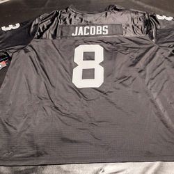 New Josh Jacobs Black Las Vegas Raiders Fanatics Proline NFLPA Jersey 3XL Black #8.