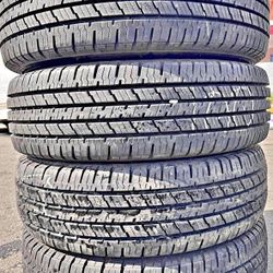 Set 225/75-16 Bridgestone Con El 80% De Vida 