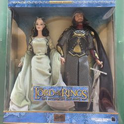 Lord Of The Rings Return Of The King Aragon Ken Doll And Arwen Barbie