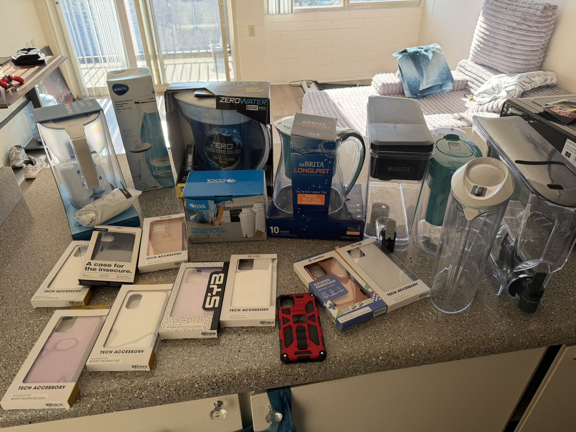 Phone Cases & Filter Water Brita