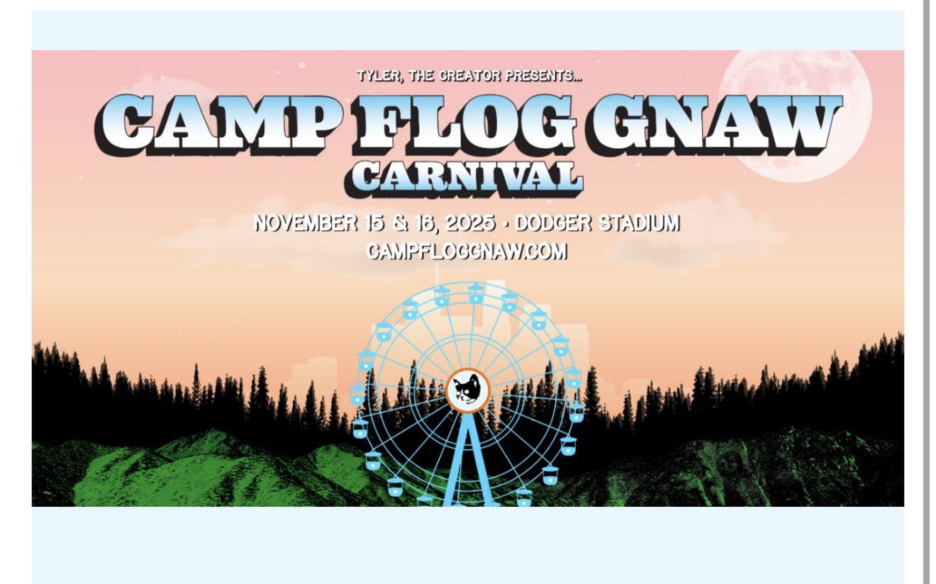 2 Camp Flog Gnaw Tickets