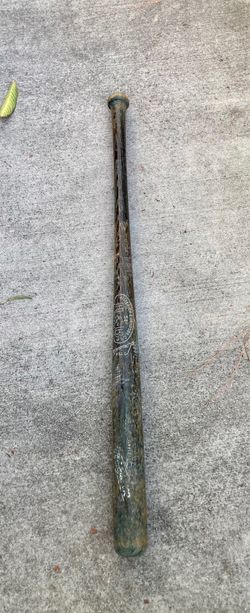 H&B vintage baseball bat softball wood made in USA