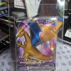 2020 Pokemon Card Charizard V Ultra Rare Holo Full Art  Champions  Swsh050