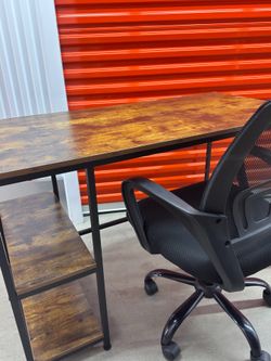 Rustic wood Computer table.