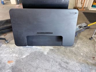 Black Standing Desk Converter Riser