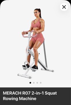 MERACH R07 2-in-1 Squat Rowing Machine / Brand New , unopened box