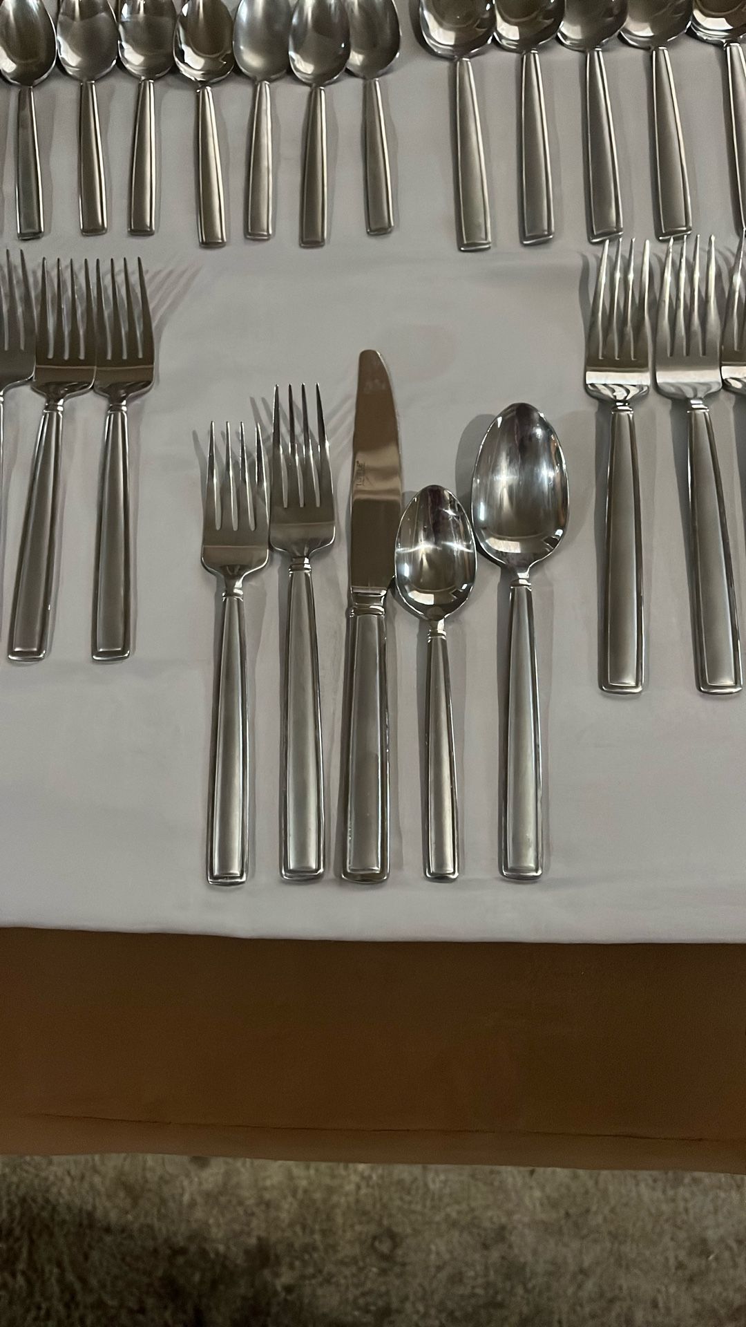 Oeiinda New Brand60 Piece Stainless Steel Serving For11 Person Heavy Duty Cutlery Set ( Fork,spoon And Knife)