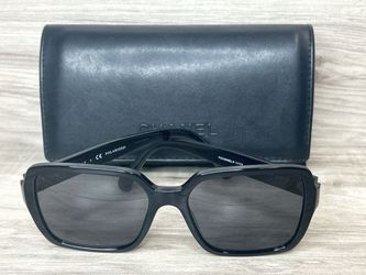 Chanel 5408 Black Square Polarized Sunglasses 56-17-140 With Case (PO1026204)