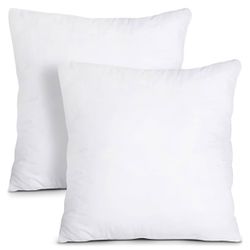 Utopia Bedding Throw Pillows Insert (Pack Of 2, White) - 28 X 28 Inches Bed And Couch 