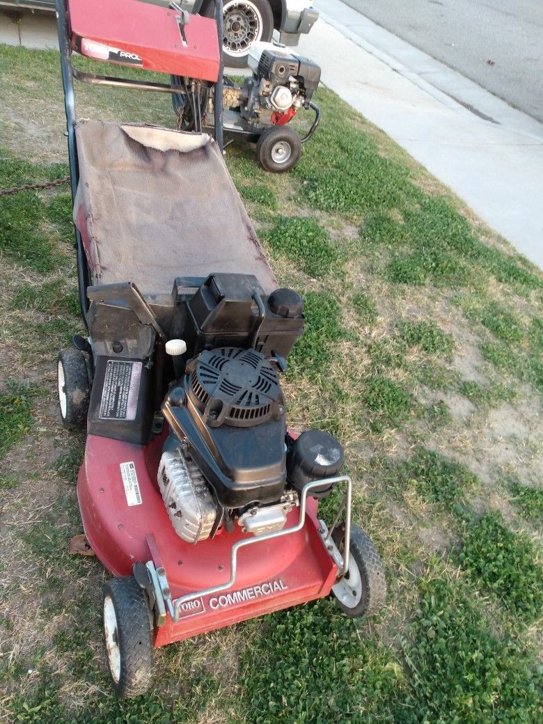 Toro Commercial Proline Lawn Mower With Clutch On Blade Come To