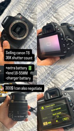 CANON T6!!! 36K shutter counts