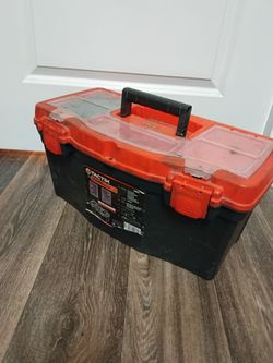 Tactix Tool Box, 19"LX10"WX10"H, Tool Box