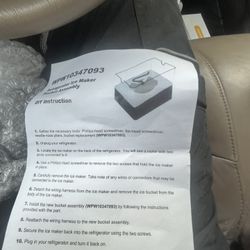 Brand new refrigerator icemaker