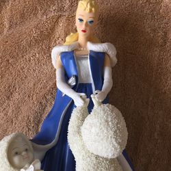 Snow babies And Barbie 12” Figurine