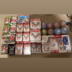 Football and baseball cards