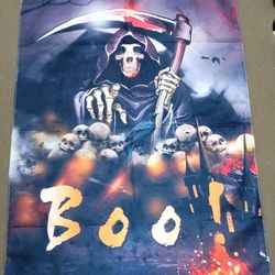 Death, Grim Reaper Halloween Banner