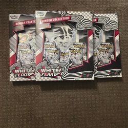Pokemon White Flare Binder Collection 