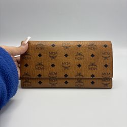 MCM Trifold Visetos Wallet