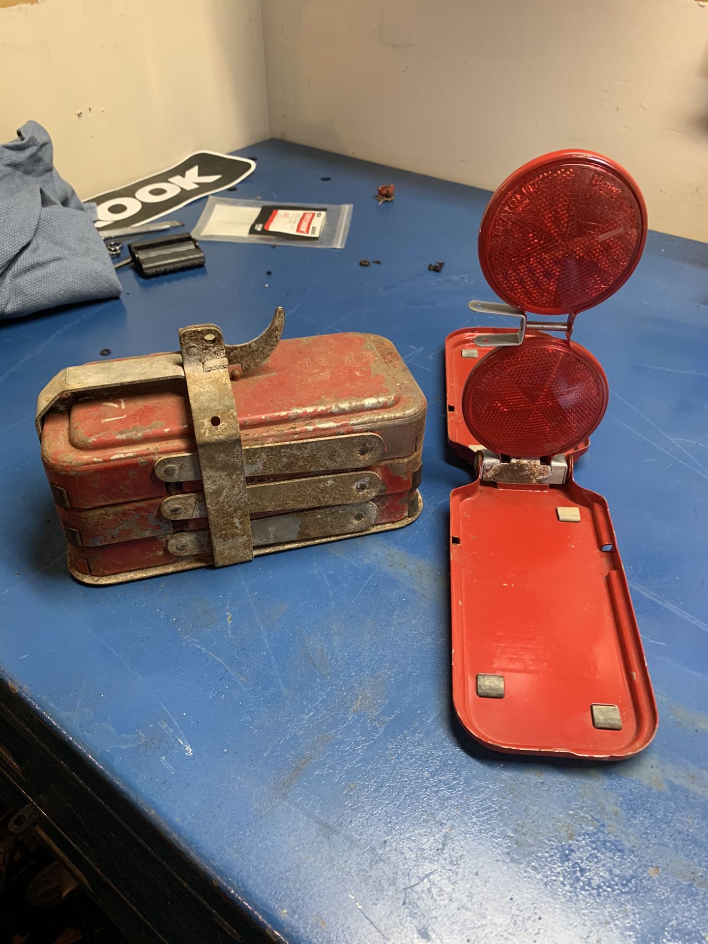 Vintage Road Safety Reflector Flares