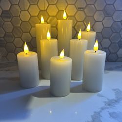 Flameless Candles x 8