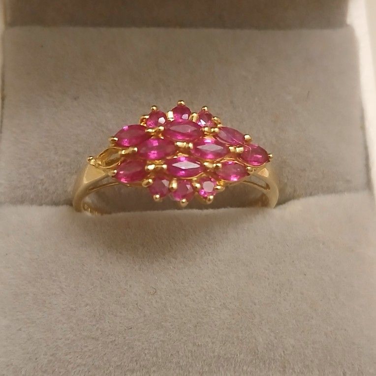 14k Gold Ruby Ring
