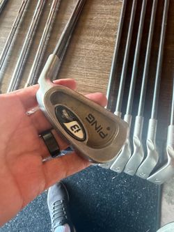 Ping I 3 plus irons with graphite shafts