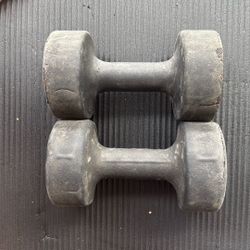 15 Pound Lb. Dumbbells - Used 