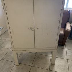 Large Metal TV Cabinet