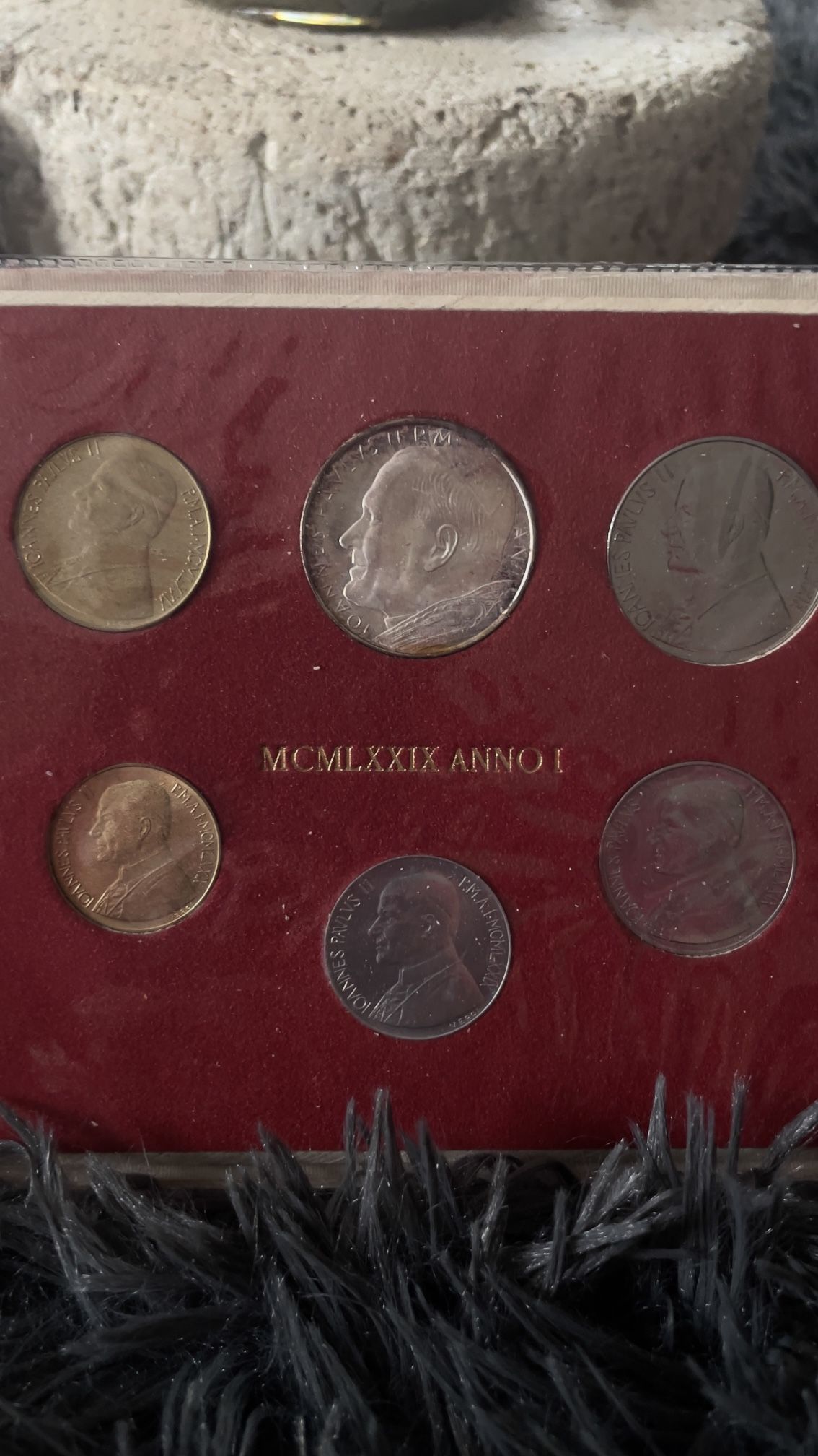 1979 Vatican Silver coin set Pope John Paul II,issued in his first year as Pope.