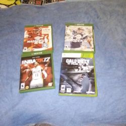 4 XBOX Games